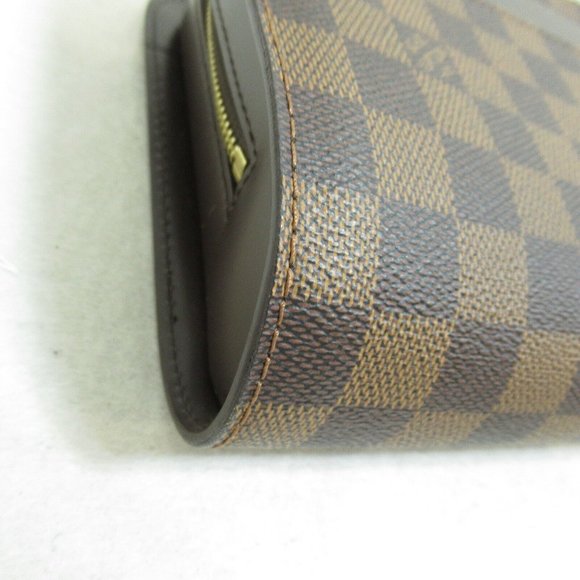 LOUIS VUITTON Saint Louis Clutch Second Bag Damier Ebene Used LV - Picture 5 of 9